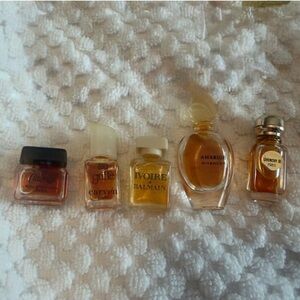 Vintage Mini Perfume Bottle Collection